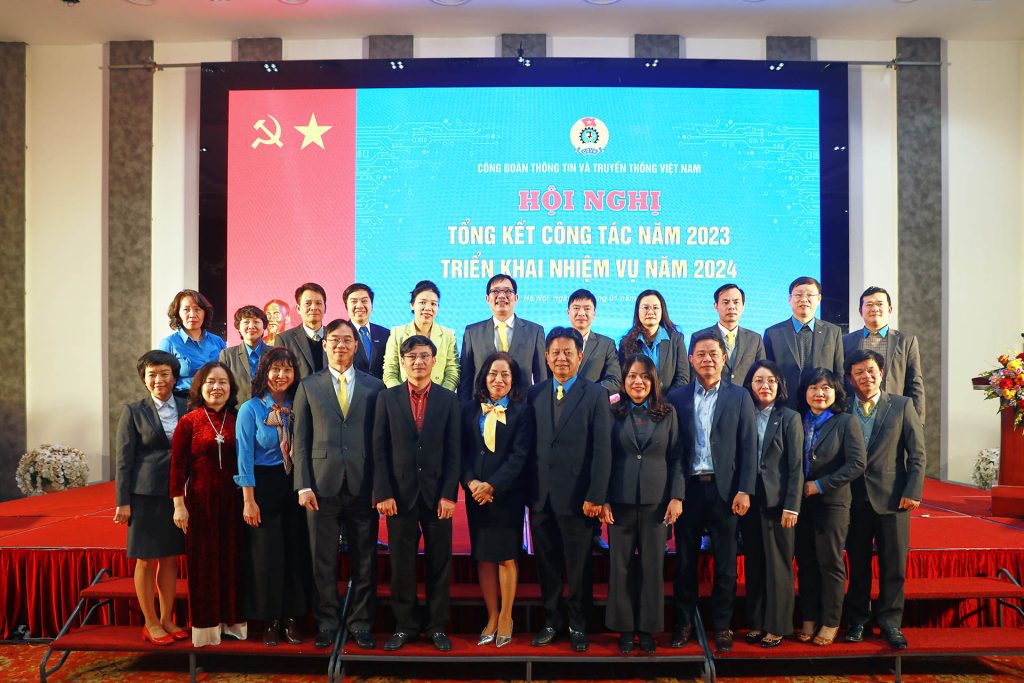 HỘI NGHỊ TỔNG KẾT NĂM 2023, TRIỂN KHAI NHIỆM VỤ NĂM 2024 – CÔNG ĐOÀN THÔNG TIN VÀ TRUYỀN THÔNG VIỆT NAM