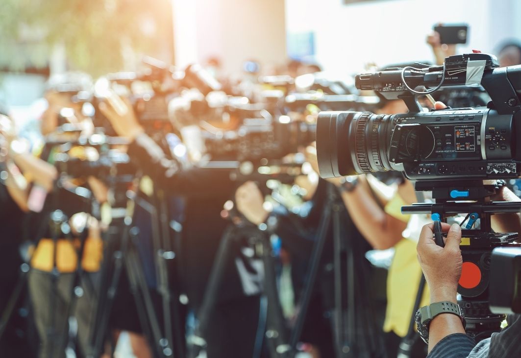 The press conference attracted a large number of media representatives covering the event at the main stage area.