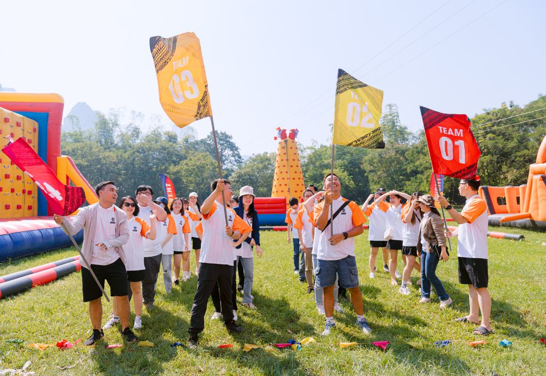 Chương trình du lịch MICE kết hợp team building ngoài trời